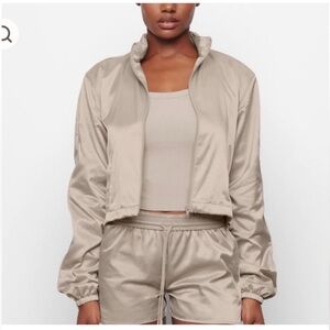 SKIMS Women's Beige Bomber Jacket